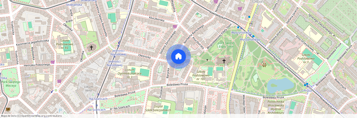 ul. Jana Henryka Pestalozziego, Ołbin, Śródmieście, Wrocław, dolnośląskie