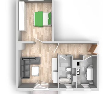 2-Raum-Wohnung Moskauer Straße 7 - Photo 2