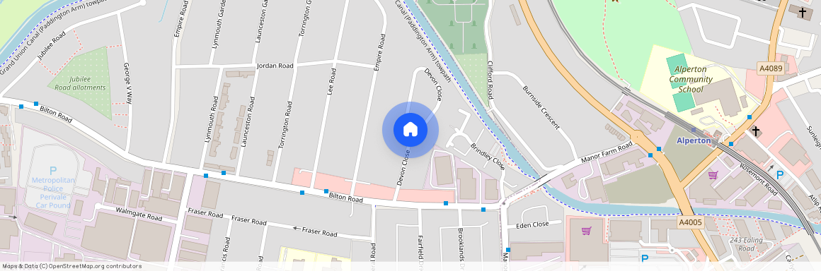 DEVON CLOSE, PERIVALE, GREENFORD, UB6 7DN