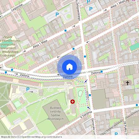 ul. Zielona, Stare Polesie, Polesie, Łódź, łódzkie