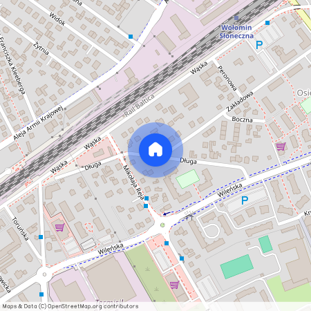 ul. Długa, Wołomin, Wołomin, wołomiński, mazowieckie