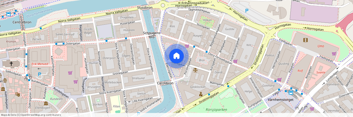 Östra Förstadsgatan 7C, Slussen