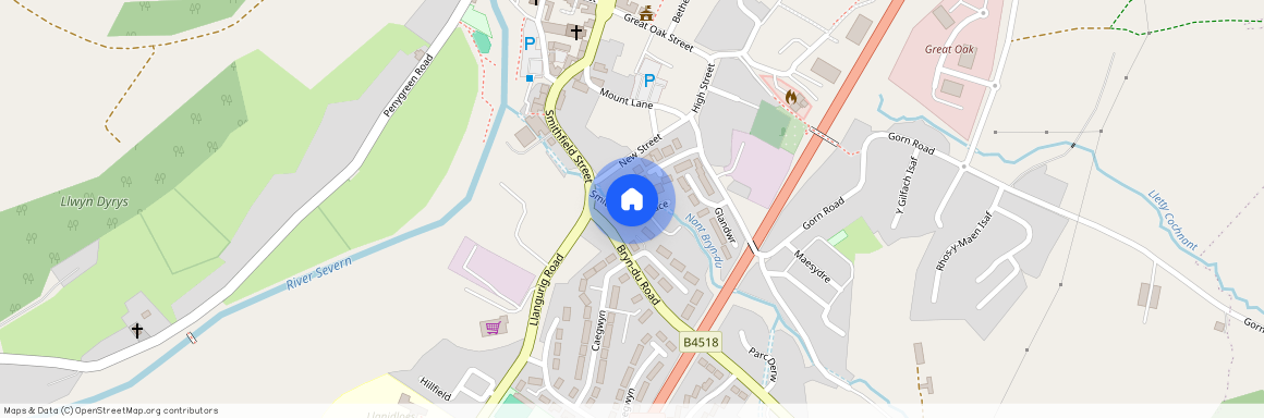 Smithfield Terrace, Llanidloes, Powys, SY18