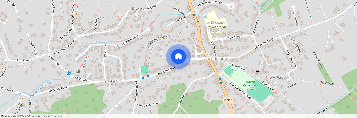 Burnt Hill Road, Lower Bourne, Farnham, Surrey, GU10