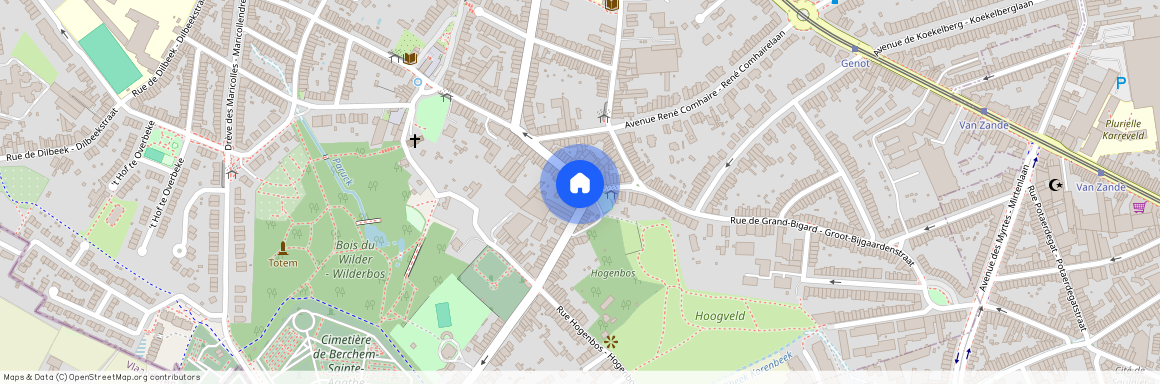 Rue Kasterlinden - Kasterlindenstraat, 1, 1082, Sint-Agatha-Berchem