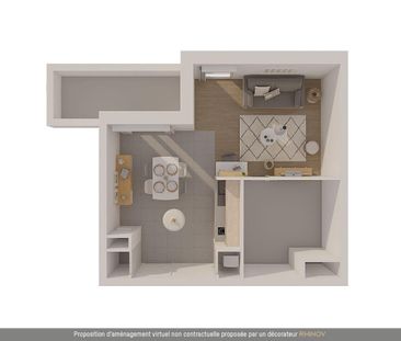 location Appartement T1 DE 29.12m² À RENNES - Photo 5