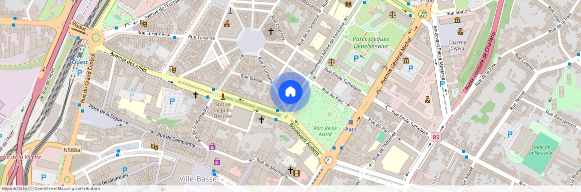 Boulevard Alfred de Fontaine 7, 6000, Charleroi