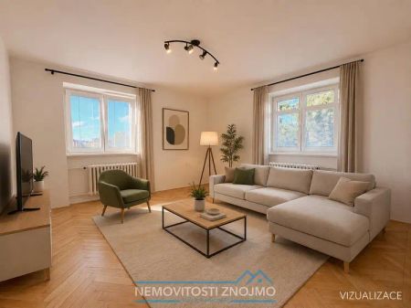 Pronájem světlého bytu 2+1 s krásným výhledem pár kroků od centra Znojma - Fotografie 5