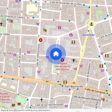 Plaza del Conde del Valle de Súchil, Madrid, Community of Madrid 28015