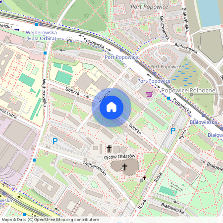 ul. Bobrza, Popowice Północne, Fabryczna, Wrocław, dolnośląskie