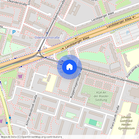 Karl-Lade-Str. 22, 10369 Berlin OT Fennpfuhl, Zur Karte