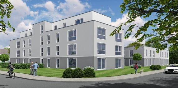 Neubau-Erstbezug! Barrierefreie 2-Zimmer-Erdgeschosswohnung mit Terrasse & Aufzug - Photo 2