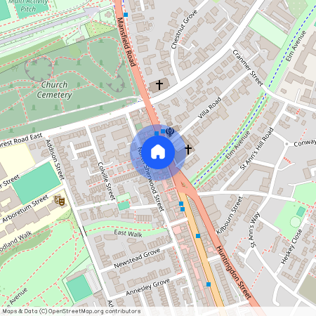 North Sherwood Street, Nottingham NG1