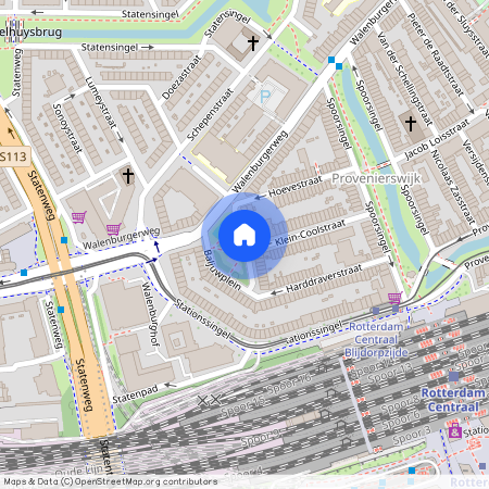 Provenierswijk, 3033 XE, Baljuwplein, Rotterdam