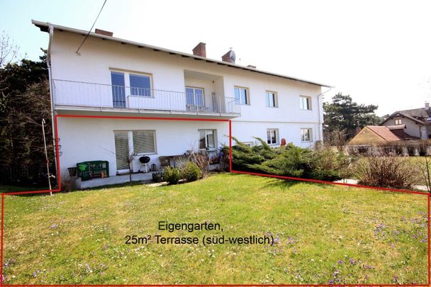 BADEN, Hochstraße 28: direkt am Kurpark gelegen: 3-Zimmer Mietwohnung mit eigenem Garten - direkt vom Wohnzimmer aus (900 Meter in die FuZo) - Photo 1