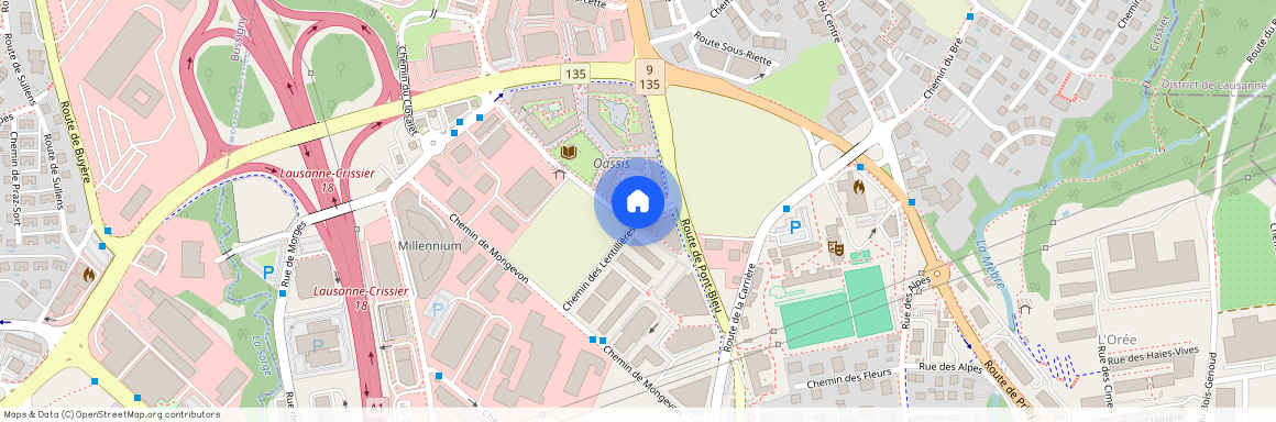 1023, Crissier, Chemin des Lentillières 13 E, 13E