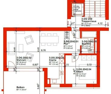 Topmoderne 2.5-ZW à 60 m2 mit grossem Balkon - Photo 6