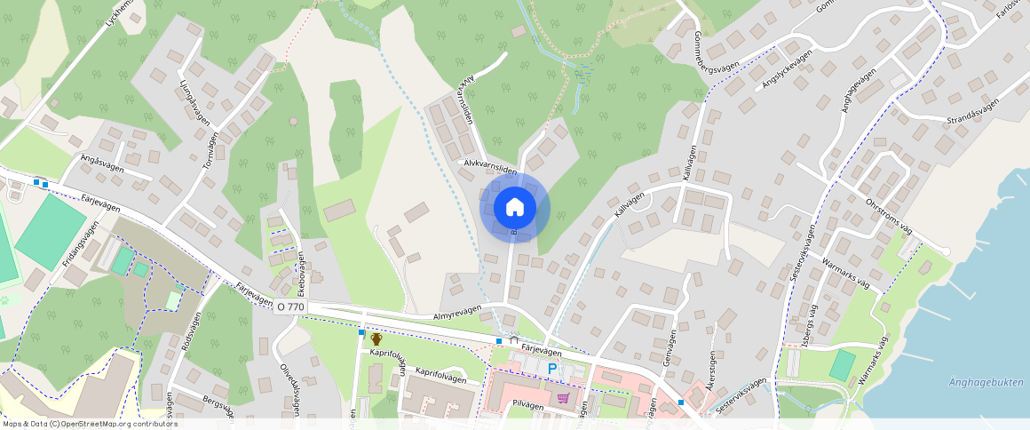 Bäckvägen, Svanesund