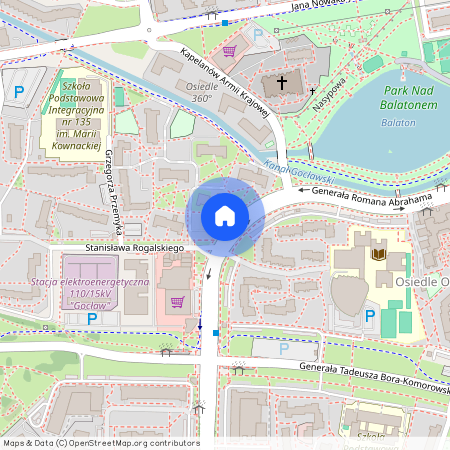 Warszawa, Praga-Południe, Gocław, ul., gen., Romana, Abrahama