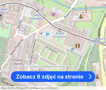Katowice – Centrum | 2-pokojowe mieszkanie 42 m² z parkingiem - Zdjęcie 1