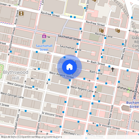 Robert Owen House - Classic Studio at Glasgow, 81, Bath Street G2