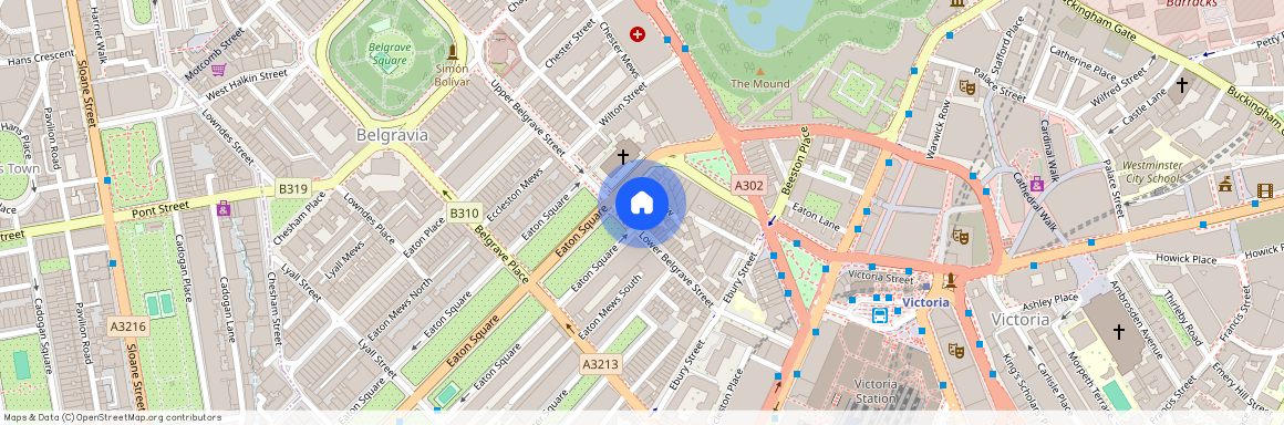 Eaton Square, Belgravia, London, SW1W