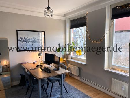 Barmbek-Süd 8 min Fußnähe zum Mühlenkamp - helle Altbau-Wohnung im 2.OG - dekorative Arbeiten - Photo 4