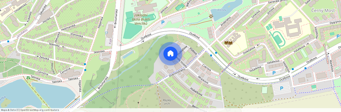 Rudolfa Holeky, Praha 9 - Černý Most, okres Praha