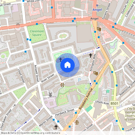 Myddelton Square, London, EC1R