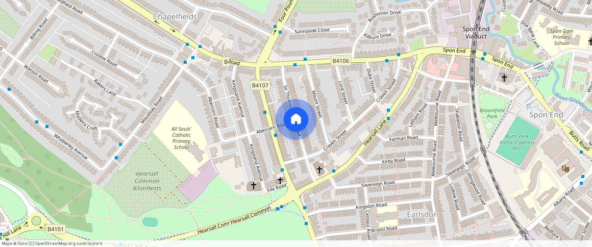 Sir Thomas Whites Road, Coventry, CV5