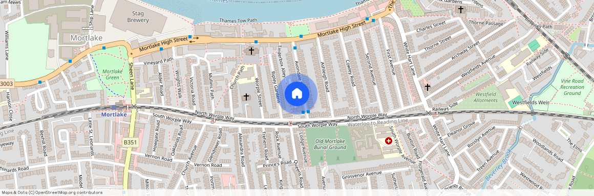 Dovecote Gardens, Mortlake, London, SW14