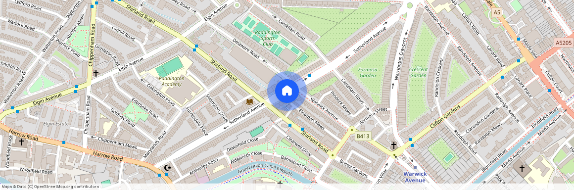 Maida Vale, Sutherland Avenue, W9 2QH, London