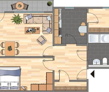 2-Zimmer-Wohnung in Velbert - Photo 5