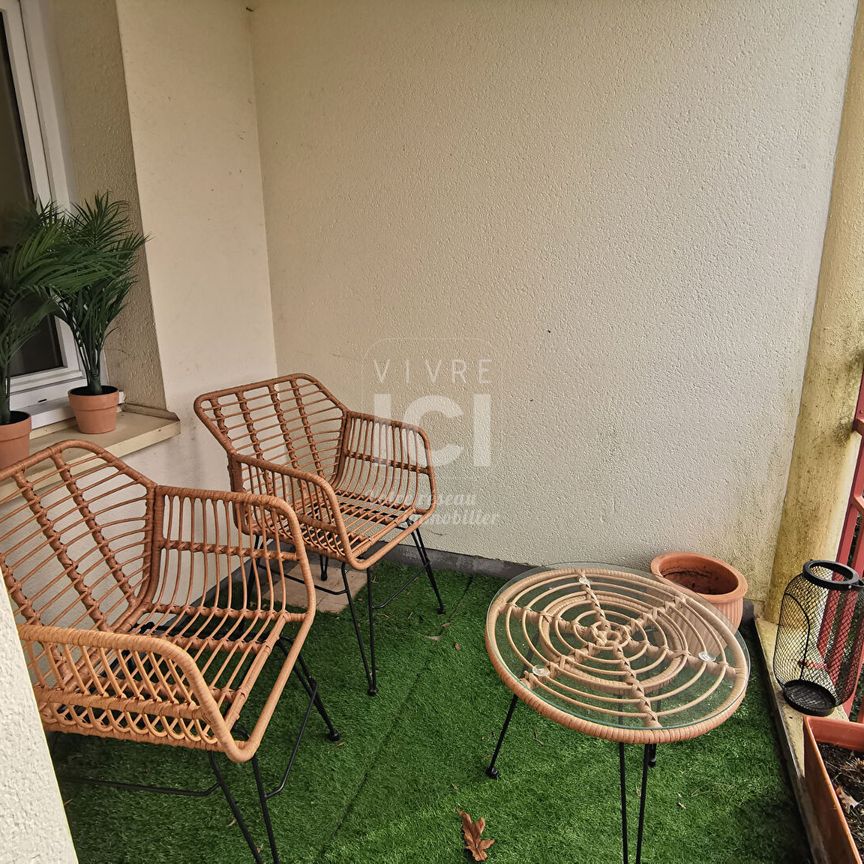 Appartement Meublé Saint Herblain 2 Pièce(s) 50.80 M2 Avec Balcon Et Place De Stationnement - Photo 1