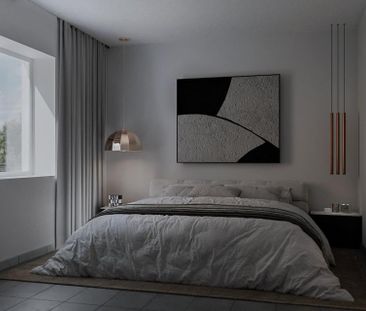 Helle & gut geschnittene Neubau Obergeschosswohnung mit Balkon/Fahr... - Foto 1