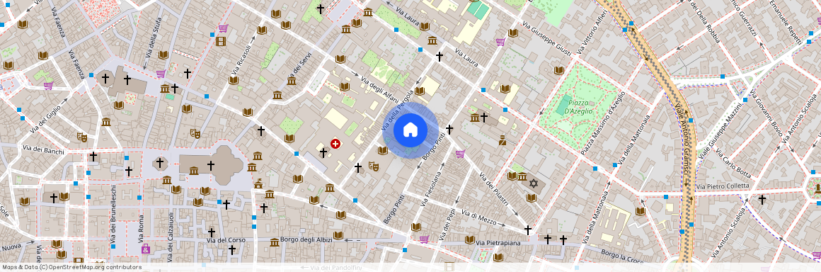 Via dell'Oriuolo, Borgo Pinti