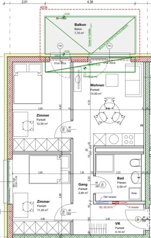 Wohnen im Styria Center – Stilvolle Wohnungen mit hochwertiger Ausstattung und bester Anbindung - Photo 3