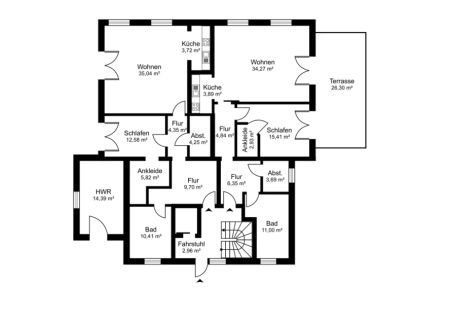 2-Zimmerwohnung mit großer Terrasse in Artlenburg! - Foto 4