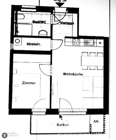 ERSTBEZUG : Überaus elysische Eineinhalbzimmerwohnung mit Tiefgaragrenplatz und Balkon im Bezirk St. Peter, zur Miete! - Photo 4