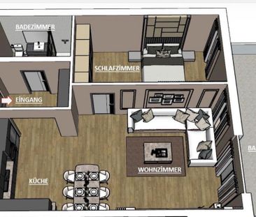 Helle 2 Zimmer Wohnung ab 01.12 - Foto 1