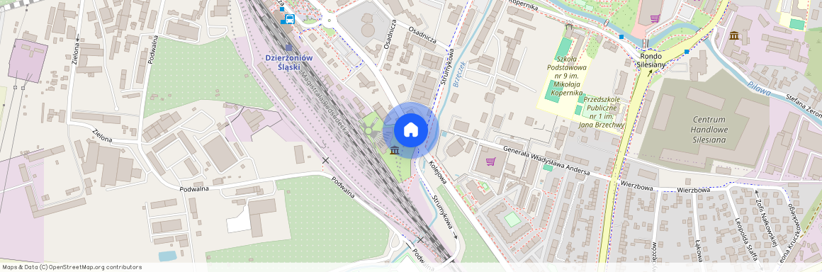 ul. Kolejowa, Dzierżoniów, dzierżoniowski, dolnośląskie