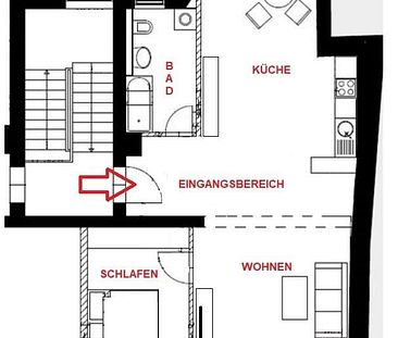 2-Zimmer-Dachgeschoss-Wohnung: Modernes Leben in denkmalgeschütztem Ambiente - Foto 2