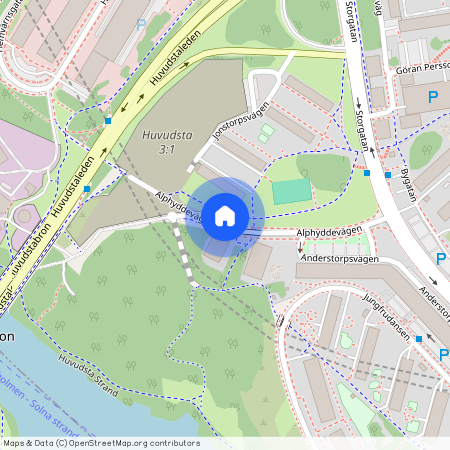 Alphyddevägen, Solna