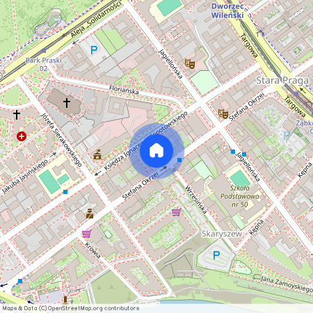 Warszawa, Praga-Północ, Stefana, Okrzei