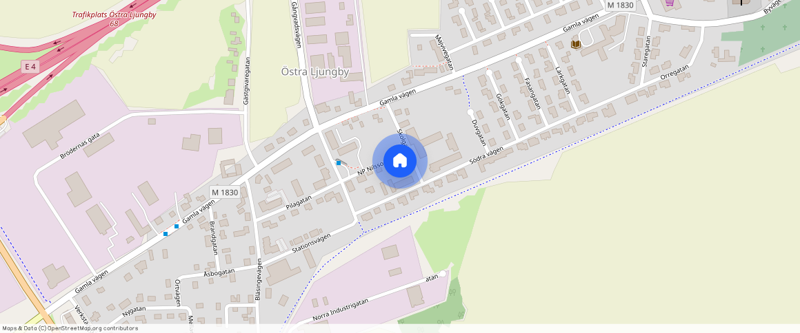 Östra Ljungby, Skåne, Klippan, N P Nilssons väg 8G