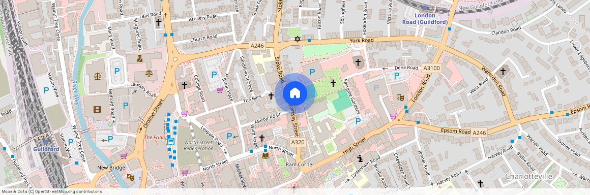 Flat 4, Milton House, 66-68 Chertsey Street, Surrey, GU1 4HL, Guildford