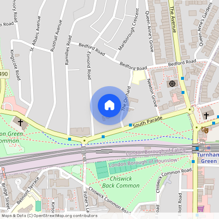 Bedford Park Mansions, The Orchard, London