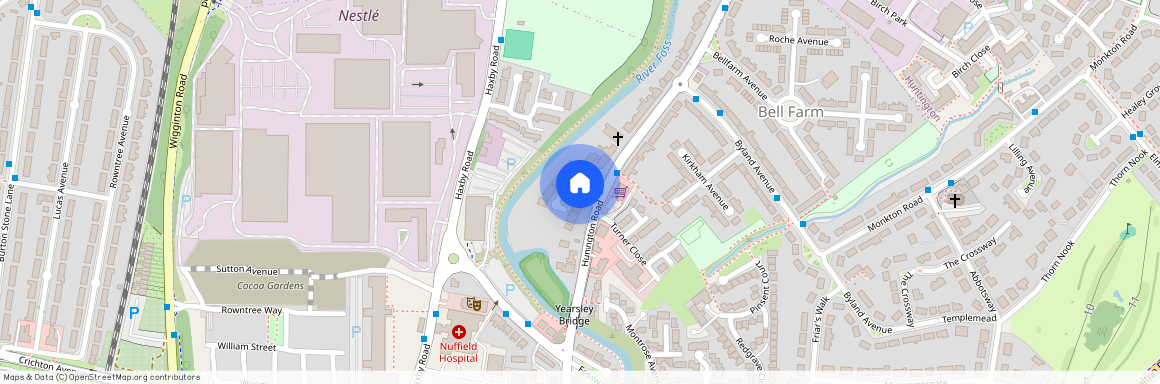 Waterside Gardens, York, North Yorkshire, YO31
