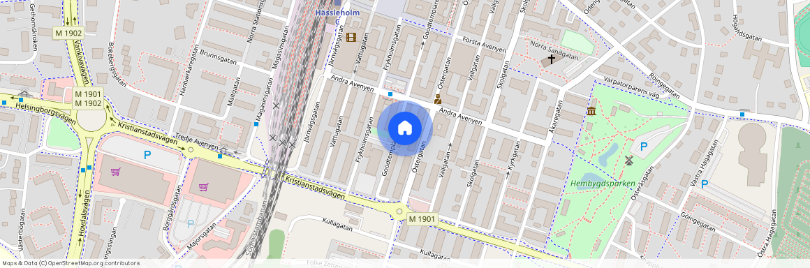 Hässleholm, Skåne, Godtemplaregatan 21 B