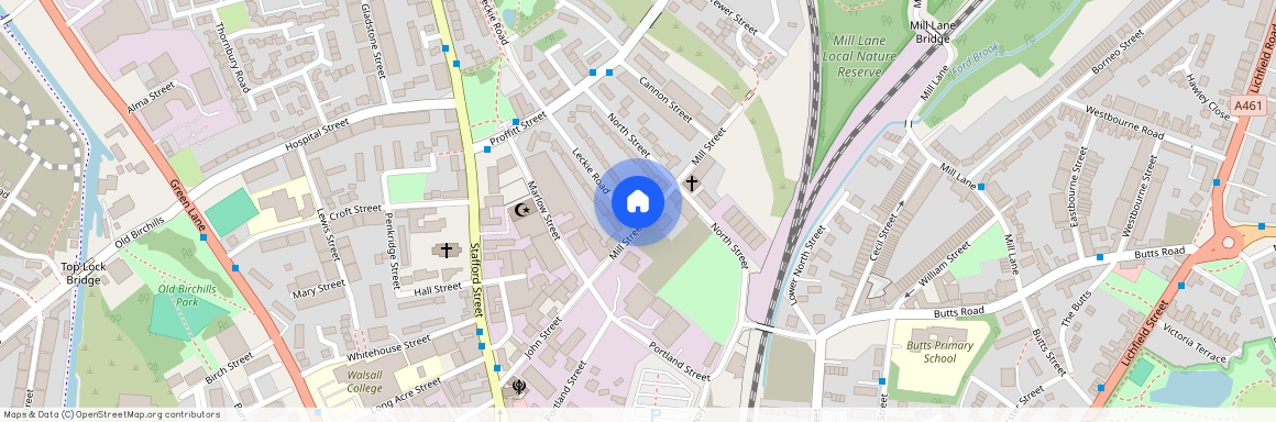 Mill Street, Wolverhampton WS2